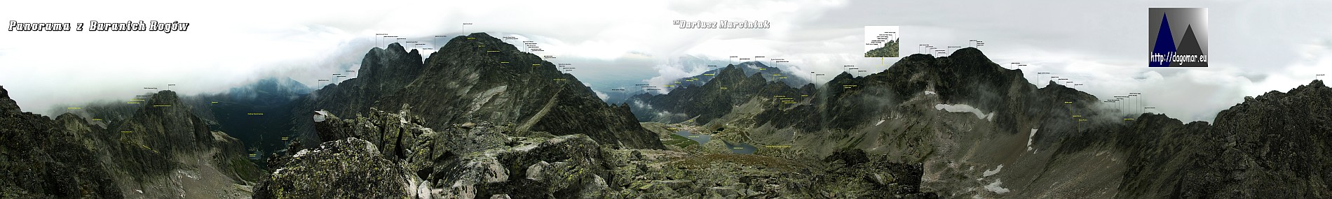 panorama z Baranich Rogów